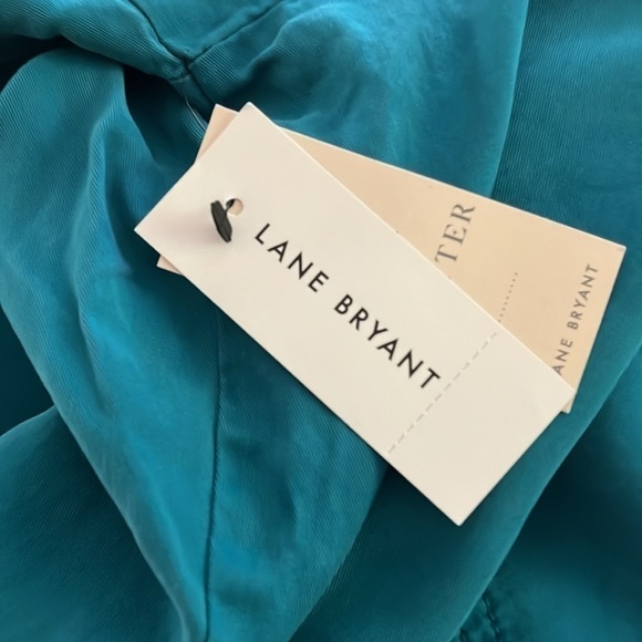 Lane Bryant No Peek Collection long sleeve Shacket blouse Lyocell size 16 NWT - Picture 7 of 9